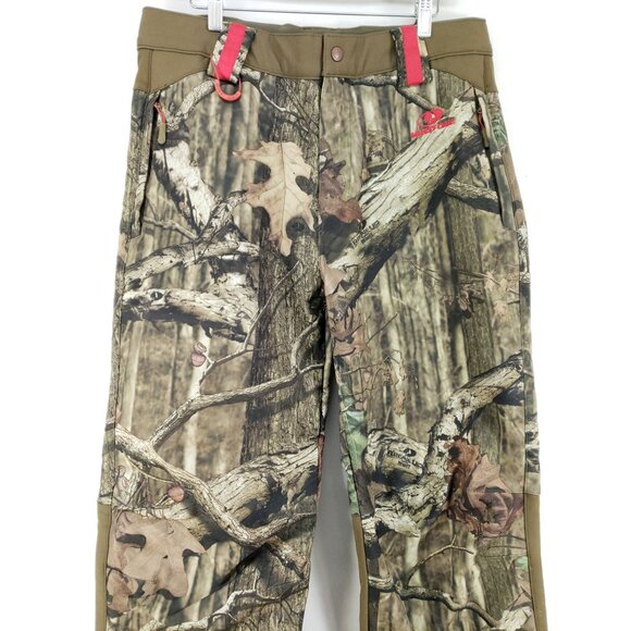 Mossy Oak Womens Camouflage Hunting Pants With Red Accents - Picture 6 of 8